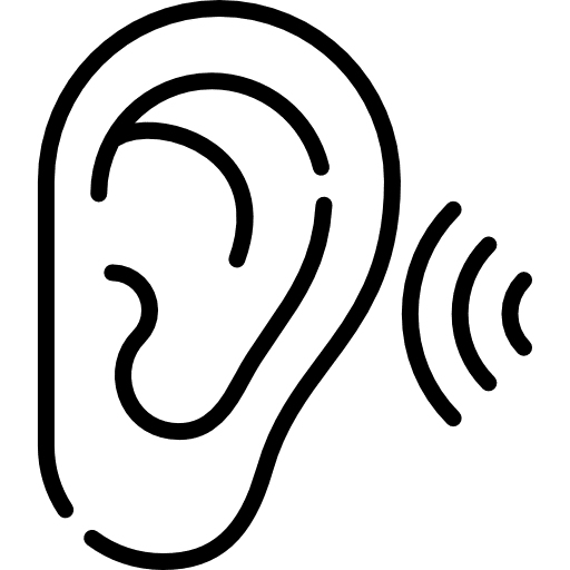Logo représentant une oreille symbolisant l’écoute