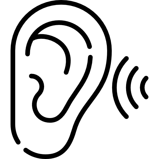 Logo représentant une oreille symbolisant l’écoute
